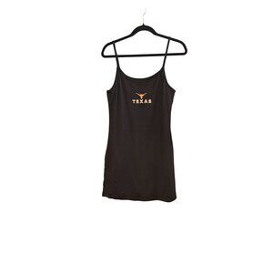 NWOT Texas Longhorns Women's Small (4/6) Black Spaghetti Strap Game Day Dress